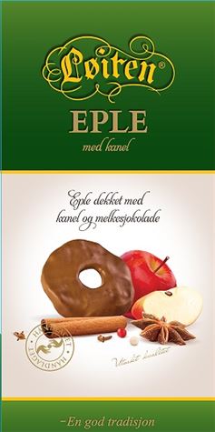 fruktsjokolade eple med kanel